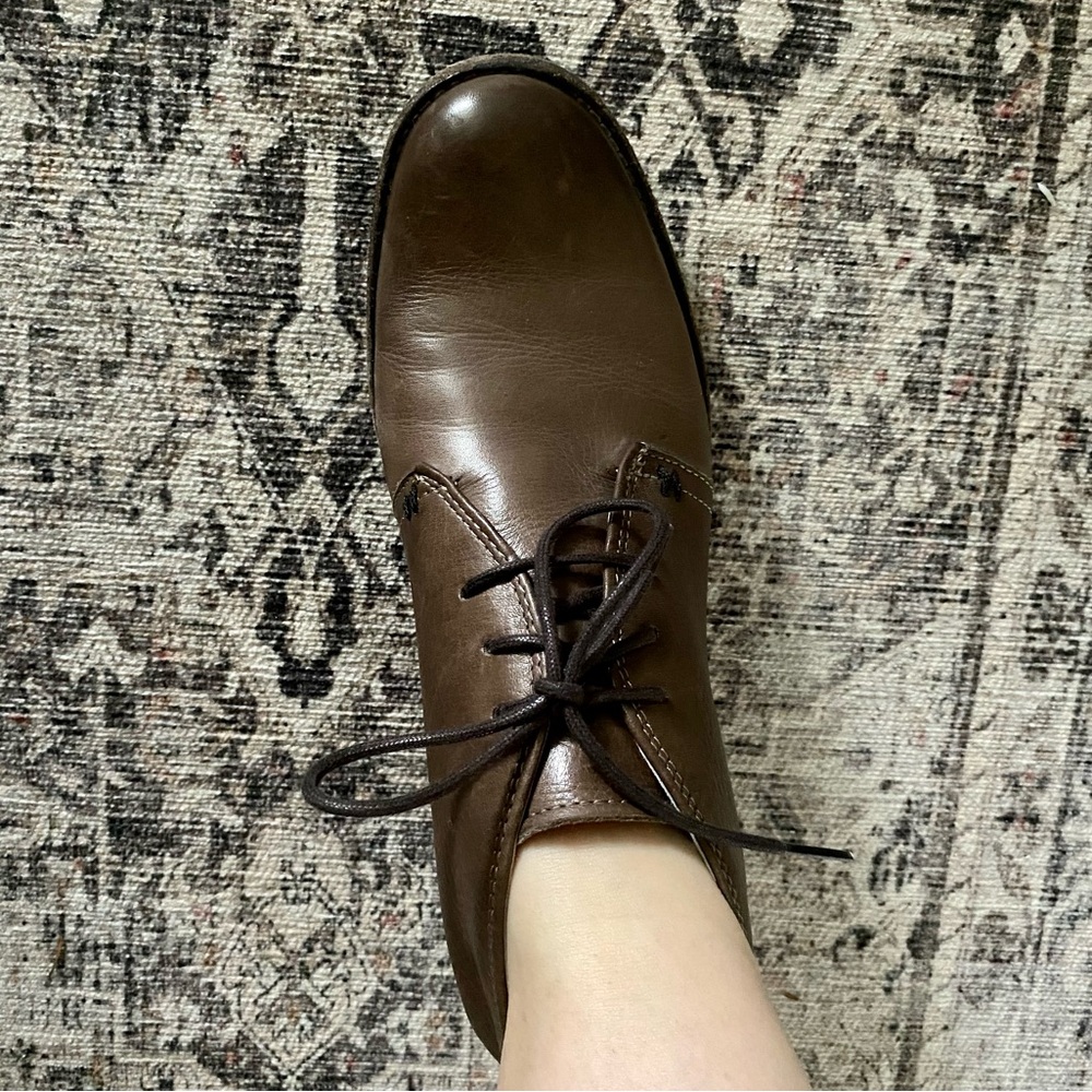 Frye Phillip Chukka Boot Leather Lace Up Ankle Boots Womens 7 Taupe